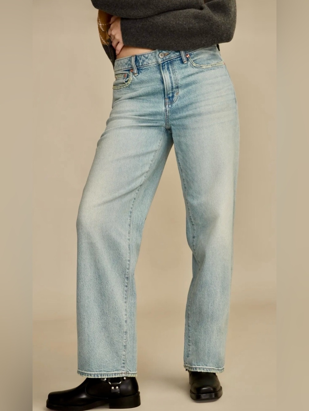 Lucky Brand Mid Rise Curvy Baggy Jean - Women’s 12/31